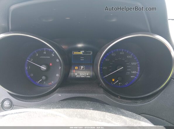 4S4BSACC6H3215659 2017 SUBARU OUTBACK Gray Widok tylnych siedzeń