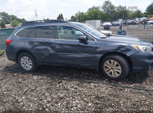 4S4BSACC6H3215659 2017 SUBARU OUTBACK Gray Widok wnętrza z tyłu