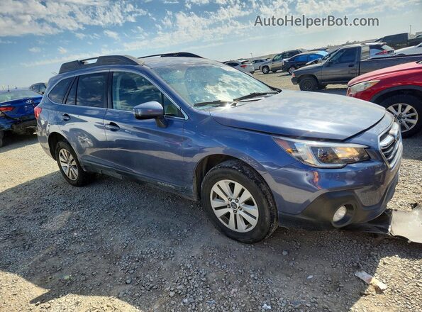 4S4BSACC6J3214873 2018 SUBARU OUTBACK Синий Передняя правая четверть