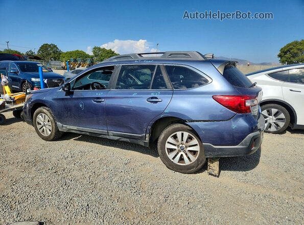 4S4BSACC6J3214873 2018 SUBARU OUTBACK Синий Задняя левая четверть