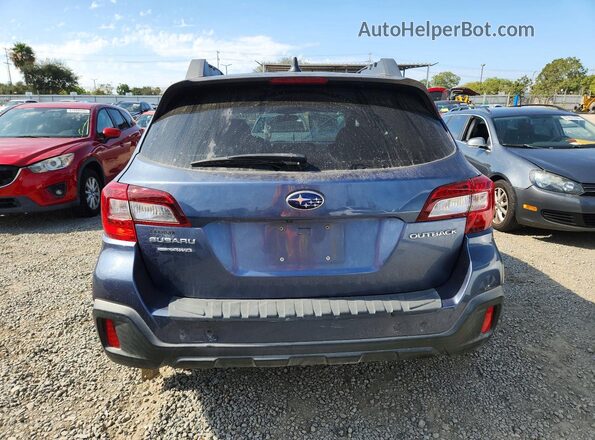 4S4BSACC6J3214873 2018 SUBARU OUTBACK Синий Вид сзади