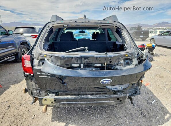 4S4BSACC6J3234833 2018 SUBARU OUTBACK Black Widok z tyłu