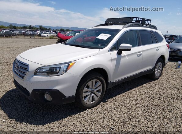 4S4BSACC7H3349970 2017 SUBARU OUTBACK Белый Передняя левая четверть