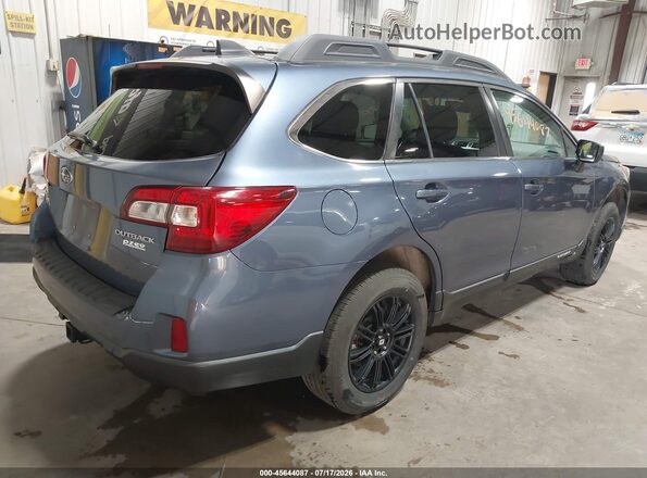 4S4BSACC8H3371301 2017 SUBARU OUTBACK Blue Tył prawy