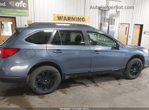 4S4BSACC8H3371301 2017 SUBARU OUTBACK Blue Widok wnętrza z tyłu