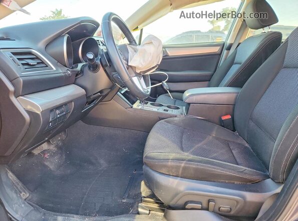 4S4BSACC8H3403566 2017 SUBARU OUTBACK Gray Вид салону спереду