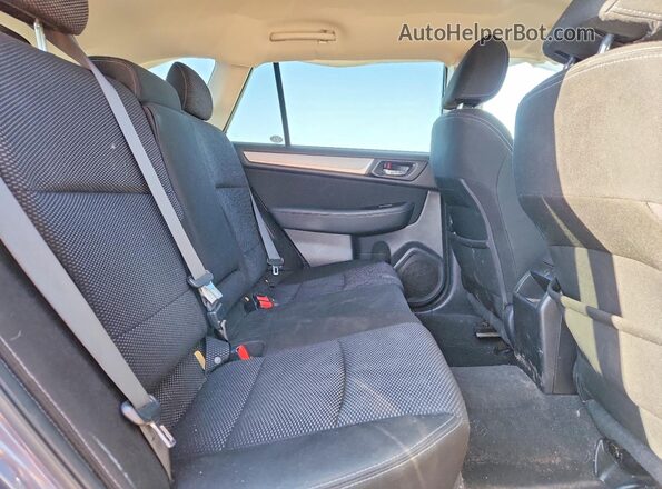 4S4BSACC8H3403566 2017 SUBARU OUTBACK Gray Вид задніх сидінь