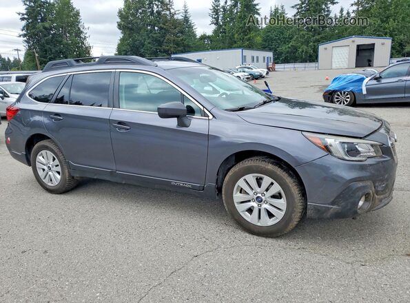 4S4BSACC9J3319259 2018 SUBARU OUTBACK Gray Delantero derecho