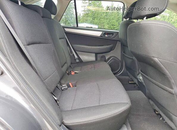 4S4BSACC9J3319259 2018 SUBARU OUTBACK Gray Vista interior trasera