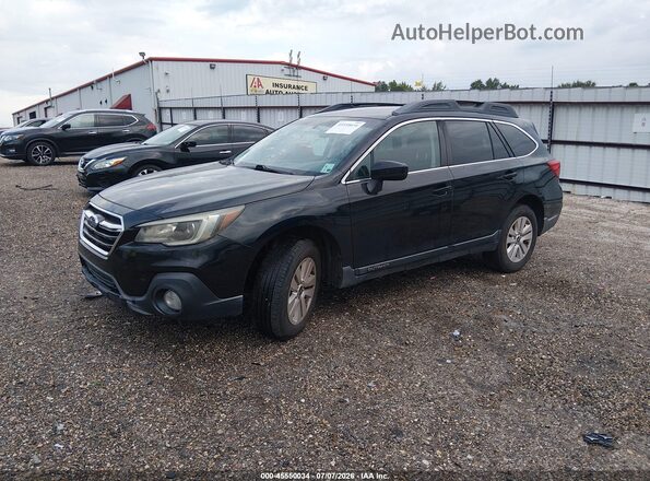 4S4BSACCXJ3354926 2018 SUBARU OUTBACK Black წინა მარცხენა ხედი სამი მეოთხედიდან