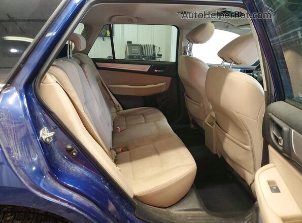4S4BSADC0G3277250 2016 SUBARU OUTBACK Blue Вид задньої частини салону