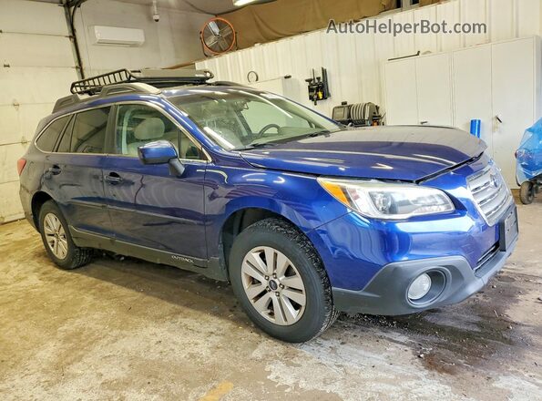 4S4BSADC0G3277250 2016 SUBARU OUTBACK Blue Передня права чверть