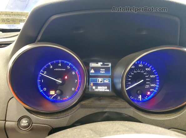 4S4BSADC0G3277250 2016 SUBARU OUTBACK Blue Вид щитка приладів