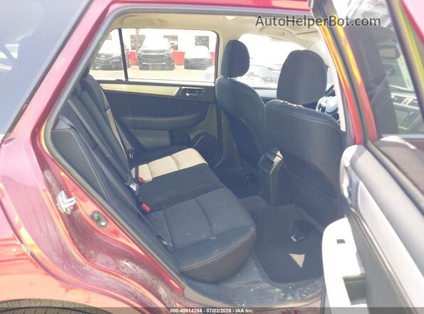 4S4BSADC1G3255208 2016 SUBARU OUTBACK Red VIN կոդի պիտակի տեսք