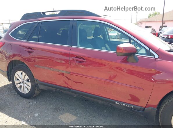 4S4BSADC1G3255208 2016 SUBARU OUTBACK Red 