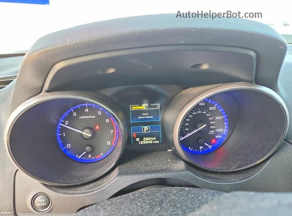 4S4BSADC1J3224659 2018 SUBARU OUTBACK White Vista del cuadro de instrumentos