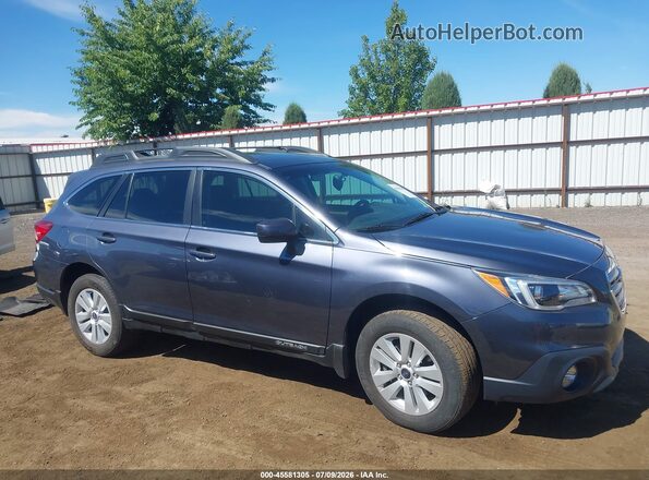 4S4BSADC2H3224826 2017 SUBARU OUTBACK Blue Սալոնի հետևի տեսք