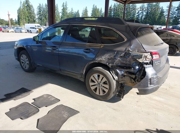 4S4BSADC2H3286162 2017 SUBARU OUTBACK Blue Tył lewy