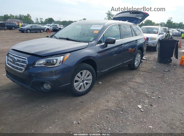 4S4BSADC2H3372975 2017 SUBARU OUTBACK Gray Vista tres cuartos delantera izquierda
