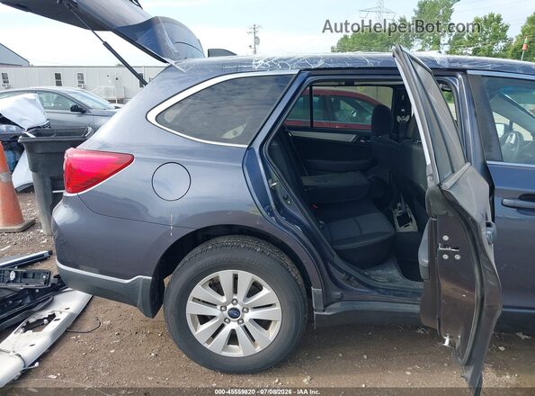 4S4BSADC2H3372975 2017 SUBARU OUTBACK Gray Vista de la etiqueta del VIN