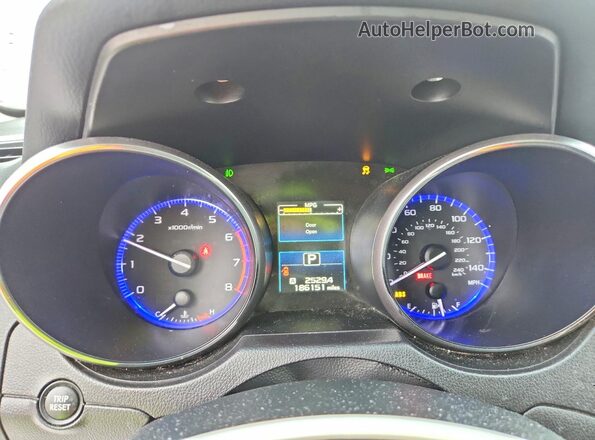 4S4BSADC2H3431121 2017 SUBARU OUTBACK Silver ხელსაწყოთა პანელის ხედი