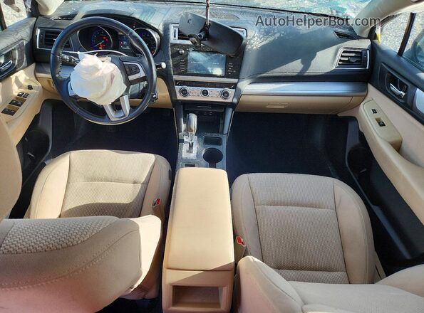 4S4BSADC4H3224794 2017 SUBARU OUTBACK Blue Dashboard view