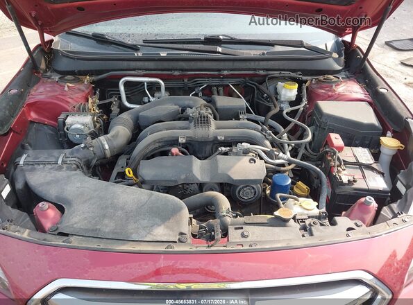 4S4BSADC5J3298019 2018 SUBARU OUTBACK Бордовый Вид сзади