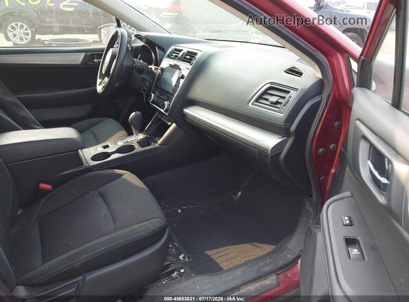 4S4BSADC5J3298019 2018 SUBARU OUTBACK Бордовый Вид салона спереди