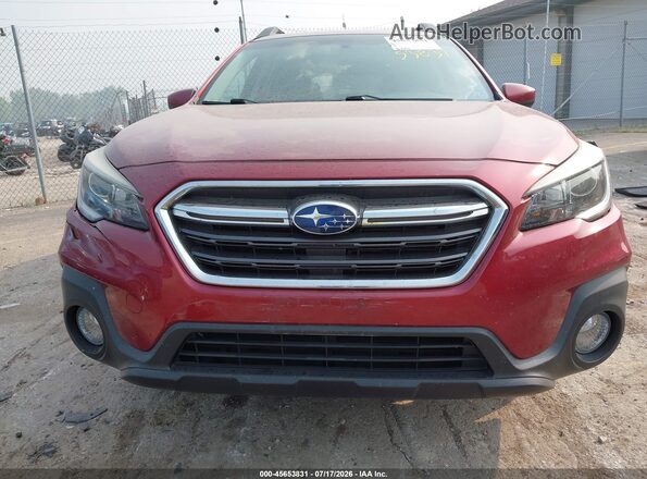 4S4BSADC5J3298019 2018 SUBARU OUTBACK Бордовый Вид щитка приборов