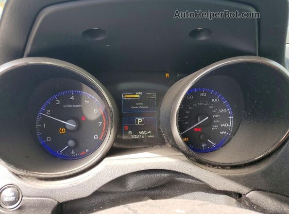 4S4BSADC6G3282775 2016 SUBARU OUTBACK Red Вид щитка приладів