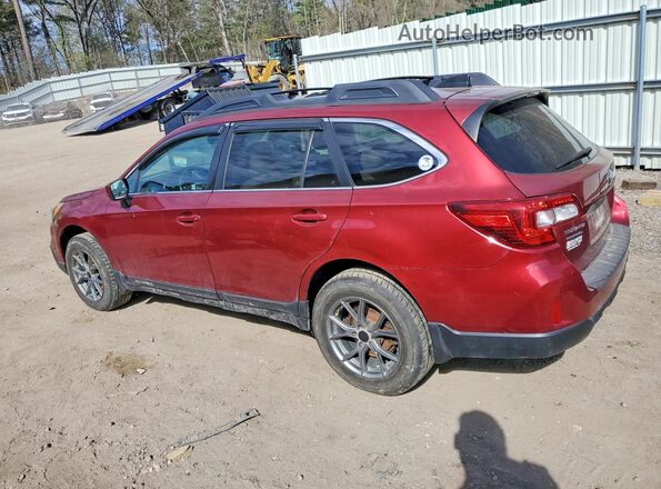 4S4BSADC6G3282775 2016 SUBARU OUTBACK Red Задня ліва чверть