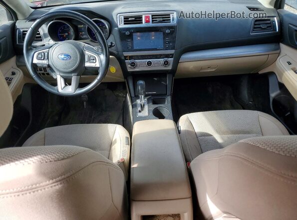 4S4BSADC6G3282775 2016 SUBARU OUTBACK Red Вид панелі приладів