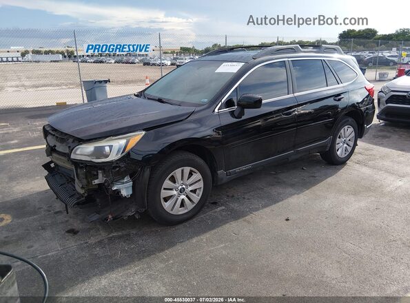 4S4BSADC8H3239573 2017 SUBARU OUTBACK Black Առջևի ձախ երեք քառորդ տեսարան