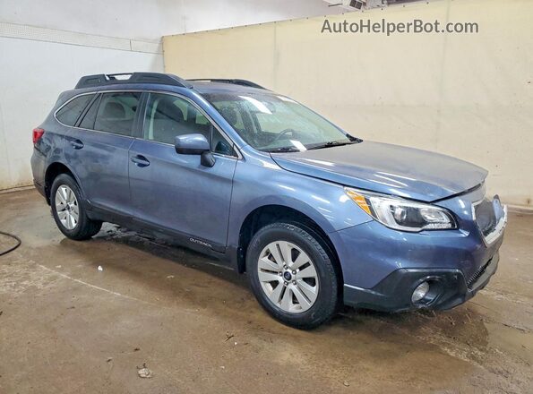 4S4BSADC8H3338345 2017 SUBARU OUTBACK Blue Przód prawy