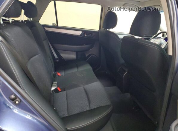 4S4BSADC8H3338345 2017 SUBARU OUTBACK Blue Widok wnętrza z tyłu