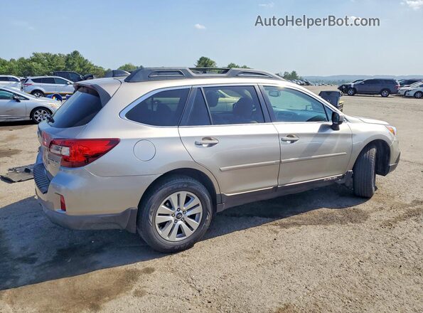 4S4BSADC8H3367747 2017 SUBARU OUTBACK Желто-коричневый Задняя правая четверть