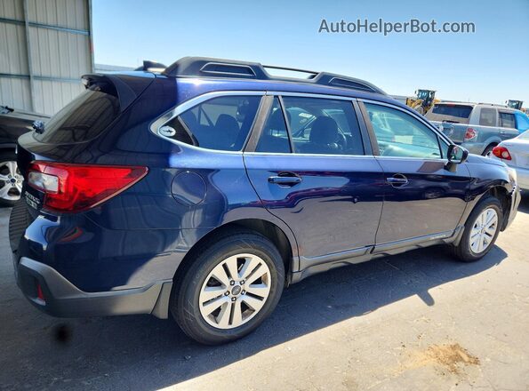 4S4BSADC8J3202870 2018 SUBARU OUTBACK Синий Задняя правая четверть