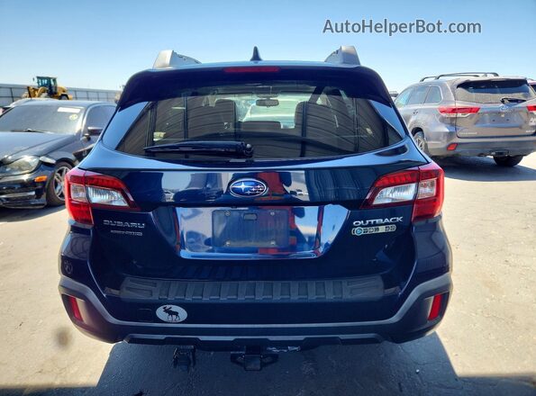 4S4BSADC8J3202870 2018 SUBARU OUTBACK Синий Вид сзади