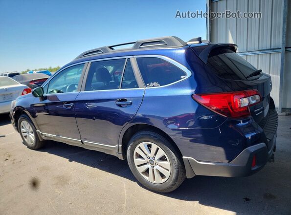 4S4BSADC8J3202870 2018 SUBARU OUTBACK Синий Задняя левая четверть