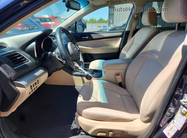 4S4BSADC8J3202870 2018 SUBARU OUTBACK Синий Вид салона спереди