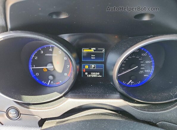 4S4BSADC9G3279935 2016 SUBARU OUTBACK Silver Widok zestawu wskaźników