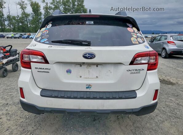 4S4BSADC9H3362525 2017 SUBARU OUTBACK White უკანა ხედი