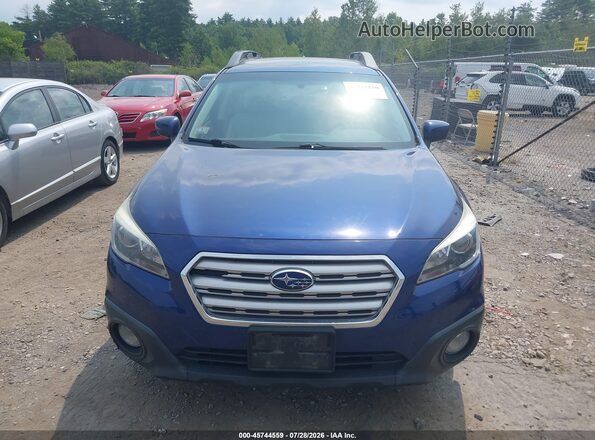 4S4BSADCXG3320833 2016 SUBARU OUTBACK Синий Вид спереди