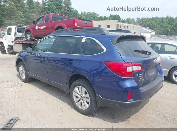 4S4BSADCXG3320833 2016 SUBARU OUTBACK Синий Задняя левая четверть