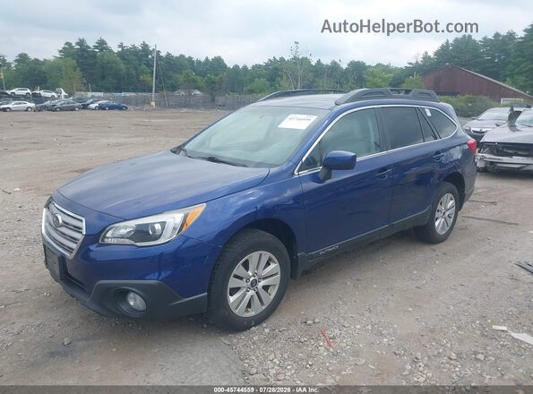 4S4BSADCXG3320833 2016 SUBARU OUTBACK Синий Передняя левая четверть