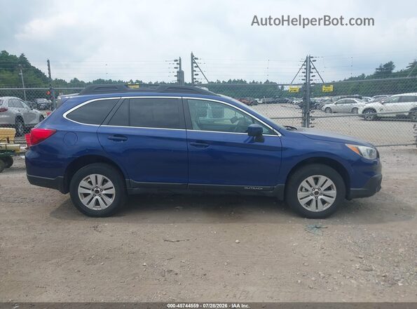 4S4BSADCXG3320833 2016 SUBARU OUTBACK Синий Вид задней части салона