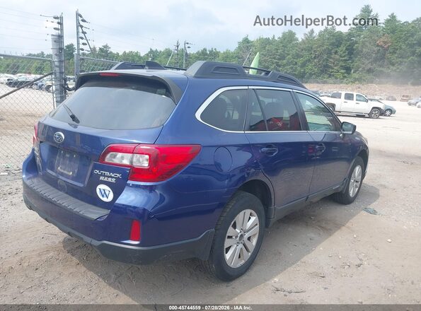 4S4BSADCXG3320833 2016 SUBARU OUTBACK Синий Задняя правая четверть