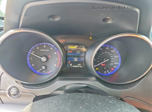 4S4BSAEC1G3357087 2016 SUBARU OUTBACK Silver Սարքավորումների վահանակի տեսք