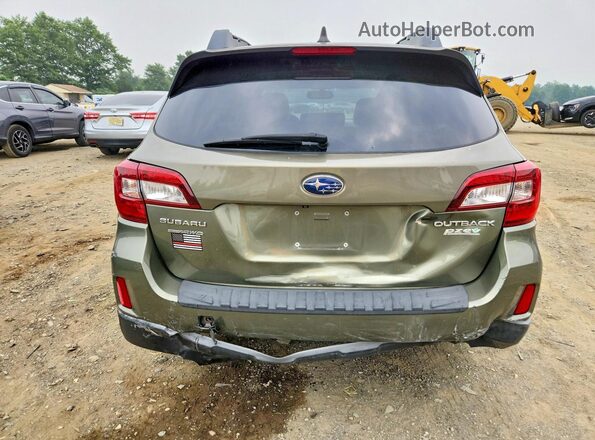 4S4BSAEC3G3360685 2016 SUBARU OUTBACK Green Vista trasera