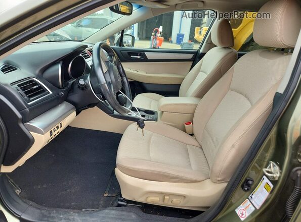 4S4BSAEC3G3360685 2016 SUBARU OUTBACK Green Vista interior delantera
